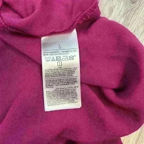 Old Navy Pink Long Open Front Short Sleeve Cardigan Size L - Picture 8 of 9